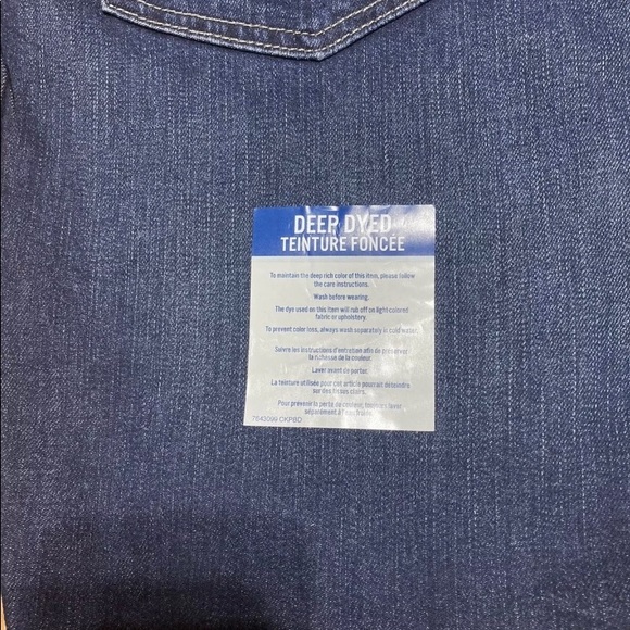 Lee riders women’s jeans 18M indigo, New with Tags - Picture 7 of 7